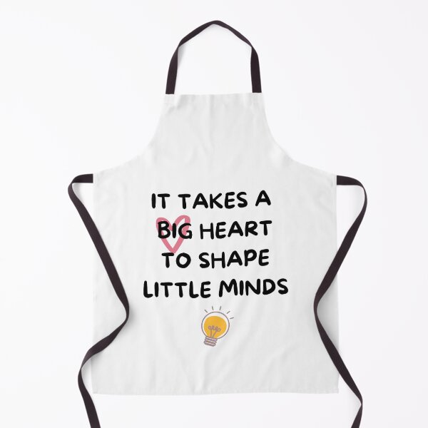 Item preview, Inspirational Teacher Quote ‘It Takes A Big Heart To Shape Little Minds’, Teacher Appreciation Gifts For Teacher Day designed and sold by haRexia.