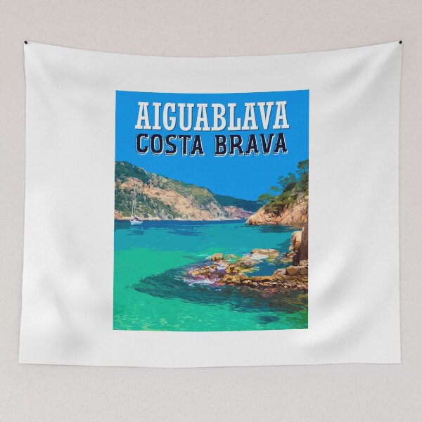 Item preview, Aiguablava Costra Brava travel poster designed and sold by TerradVents.