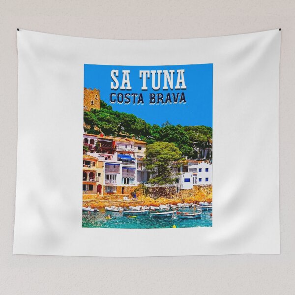 Item preview, Sa Tuna Costa Brava travel poster designed and sold by TerradVents.