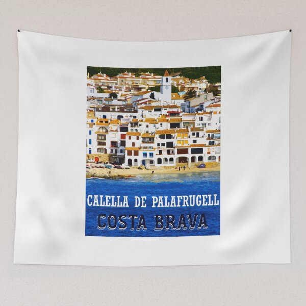 Artikelvorschau, Calella de Palafrugell Costa Brava Reiseplakat entworfen und verkauft von TerradVents.