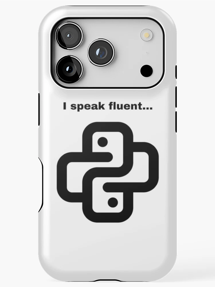 Thumbnail 1 of 4, iPhone Case, Code Savvy: Python Proclamation designed and sold by RetroRover.