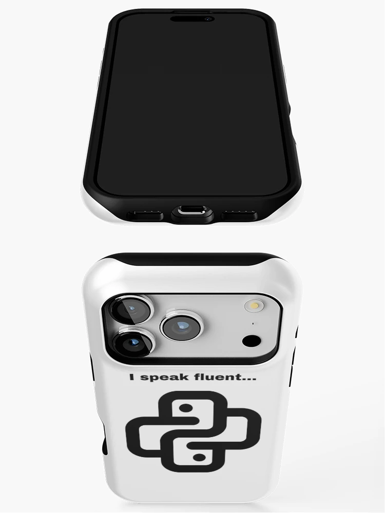 Thumbnail 3 of 4, iPhone Case, Code Savvy: Python Proclamation designed and sold by RetroRover.