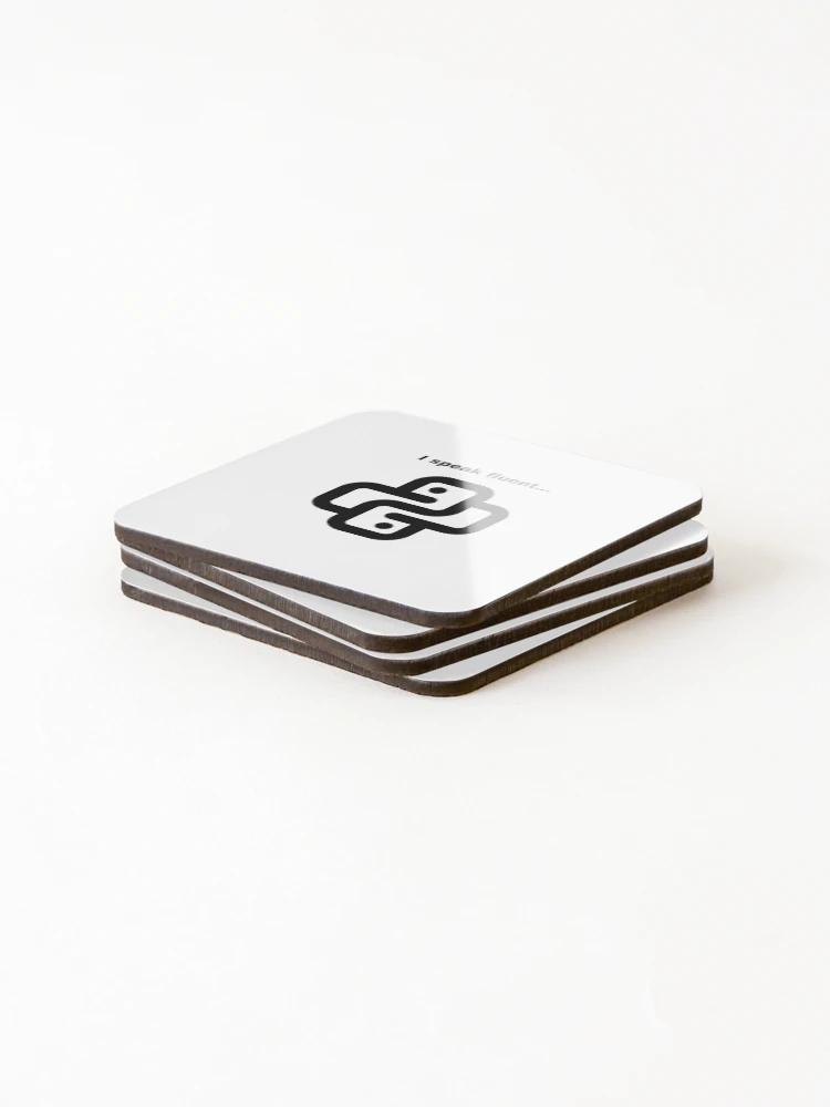 Thumbnail 4 of 5, Coasters (Set of 4), Code Savvy: Python Proclamation designed and sold by RetroRover.