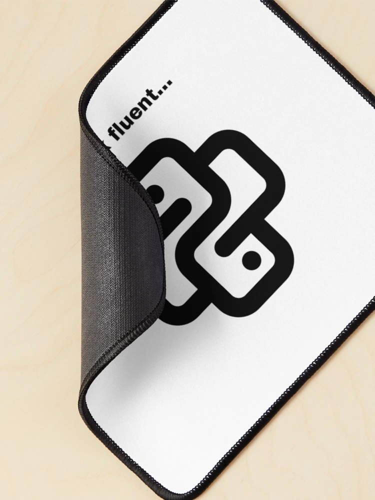 Thumbnail 2 of 5, Mouse Pad, Code Savvy: Python Proclamation designed and sold by RetroRover.