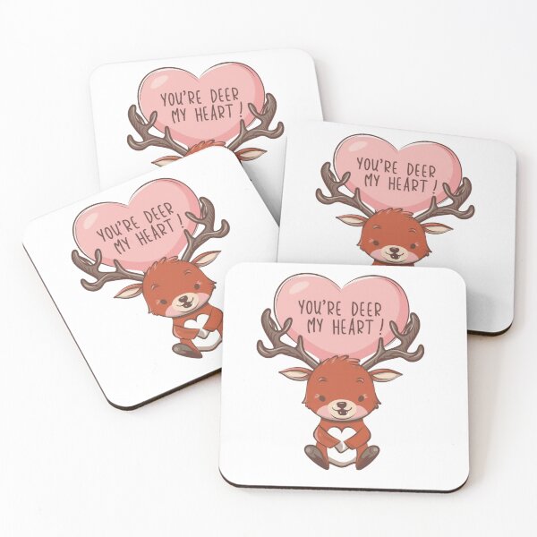 Item preview, You are deer to my heart! Valentine Day designed and sold by DazzleDroplets.