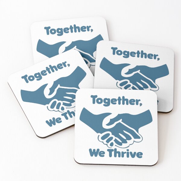 Item preview, Together We Thrive Handshake and Heart Design designed and sold by NiftyWrx.
