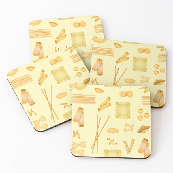 Item preview, Fresh pasta pattern neutral yellow designed and sold by ModernAndFunky.