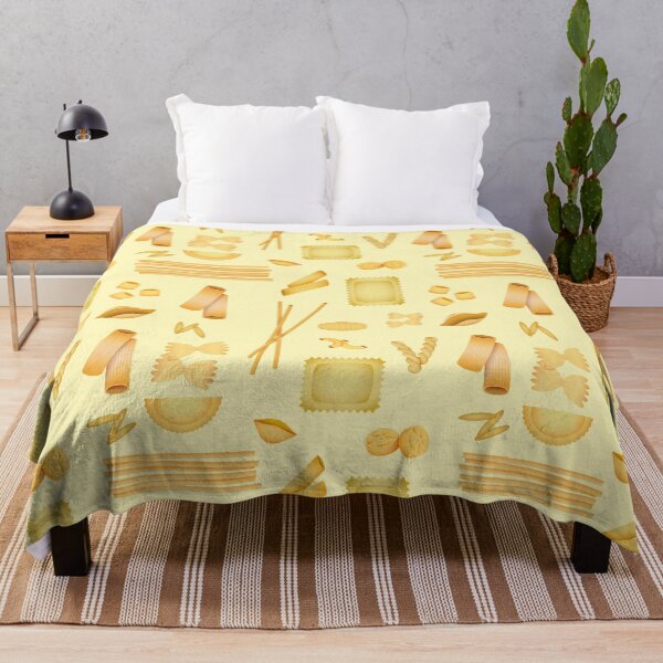 Item preview, Fresh pasta pattern neutral yellow designed and sold by ModernAndFunky.