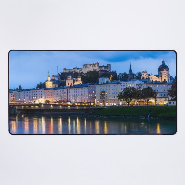 Item preview, Salzburg city evening view.  designed and sold by snehit.
