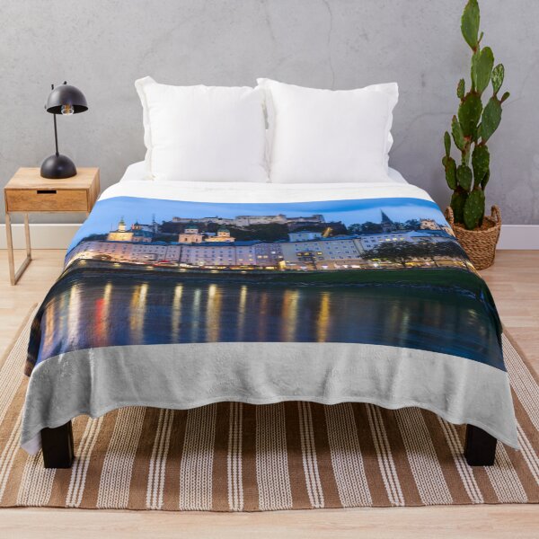 Item preview, Salzburg city evening view. designed and sold by snehit.
