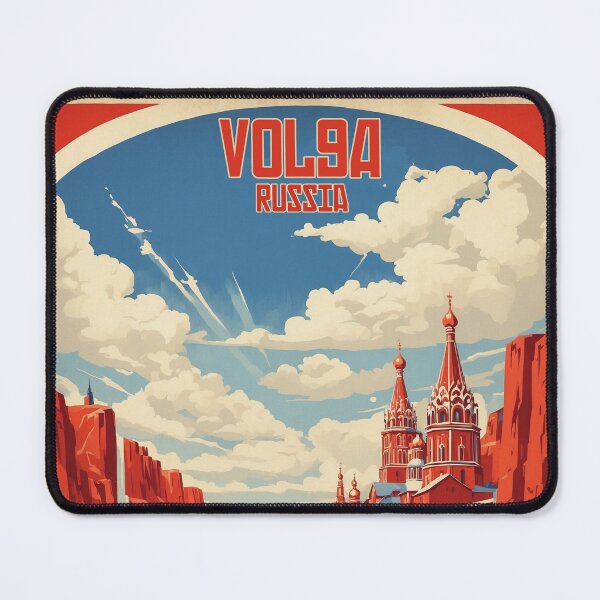Item preview, Volga Russia Vintage Poster Tourism  designed and sold by TravelersGems.