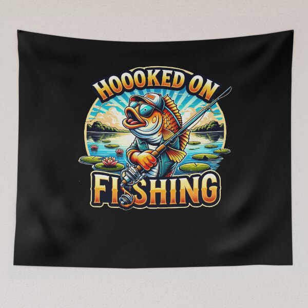 Item preview, Hooked on Fishing Fishy Fun Tee designed and sold by irek07.