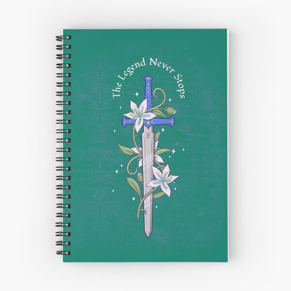 Item preview, The Legend Never Stops Sword And Flowers designed and sold by Gubgubsdesigns.