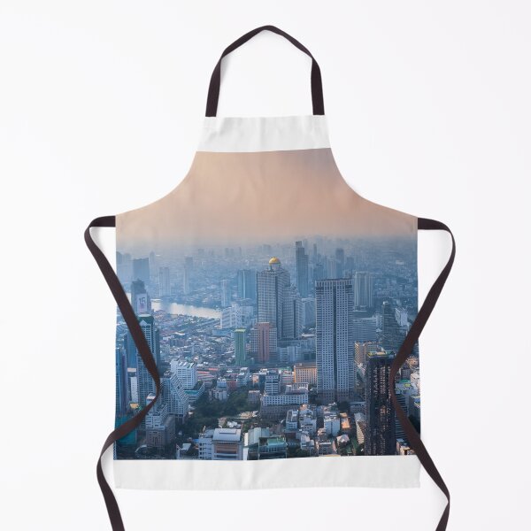 Item preview, Panoramic view of Bangkok cityscape in twilight. designed and sold by snehit.
