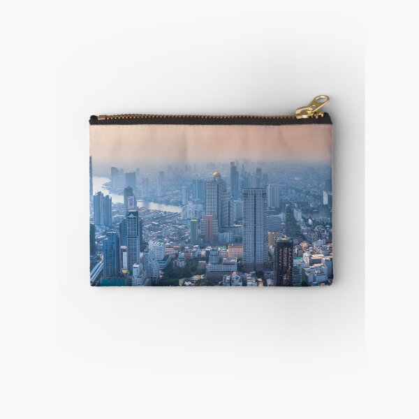 Item preview, Panoramic view of Bangkok cityscape in twilight. designed and sold by snehit.