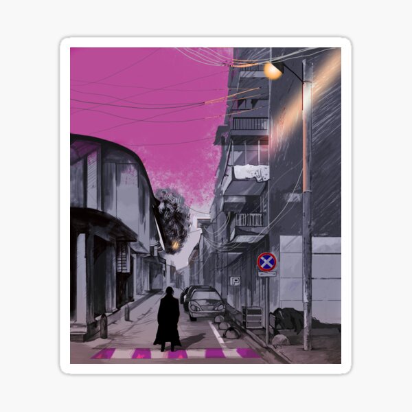 Urban Tapestry: Streets of Tirana Sticker