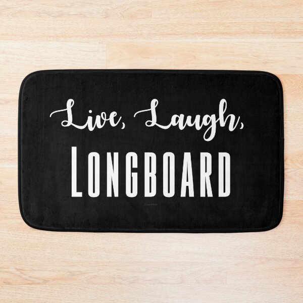 Item preview, Live, Laugh, Longboard designed and sold by Logo-A-GoGo.