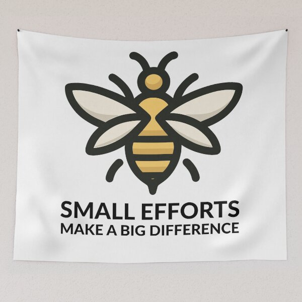 Item preview, Bee the Change: Inspirational Insect Motif designed and sold by RyanBelandres.