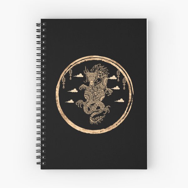 Item preview, Golden Chinese Dragon in the Yellow Ring Asian Tradition designed and sold by LiliDedula.