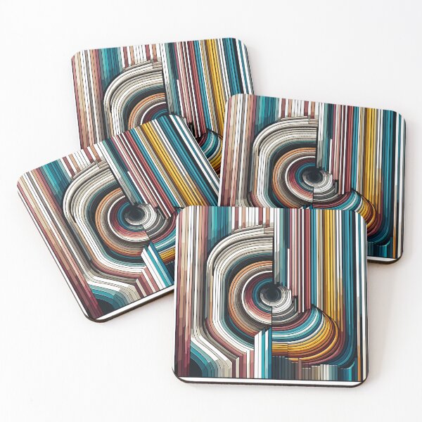 Item preview, Abstract Architectural Color Cascade designed and sold by EnigmaGallery.