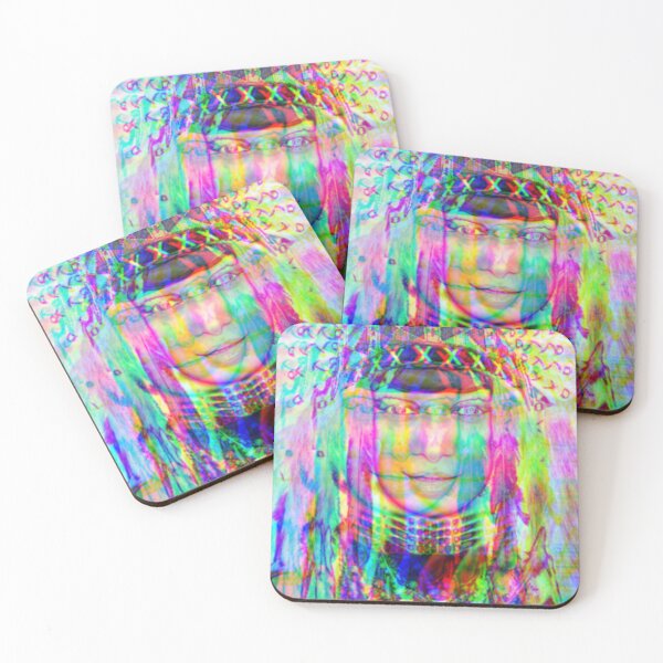 Item preview, "Neon Fusion: Revitalizing Native Art with Contemporary Vibrancy" designed and sold by WHITI_MANAWA.