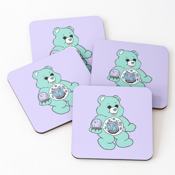 Item preview, Crystals Witchy Care Bear designed and sold by familiarsadie.