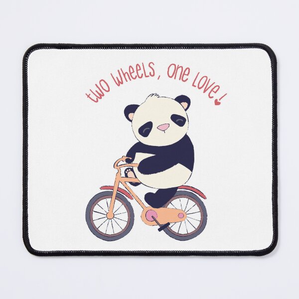 Item preview, Positively Pandarific: Two Wheels, One Love designed and sold by ShopPandarific.