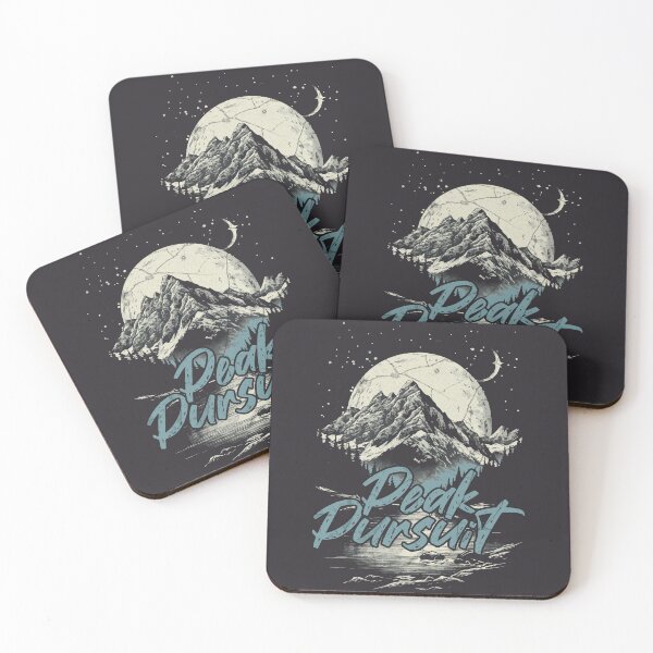 Item preview, Moonlit Mountain Quest - Atmospheric Nighttime Peak Illustration designed and sold by Sir Meow Meow.