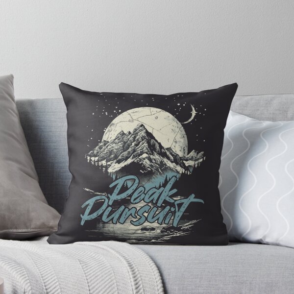 Item preview, Moonlit Mountain Quest - Atmospheric Nighttime Peak Illustration designed and sold by Sir Meow Meow.