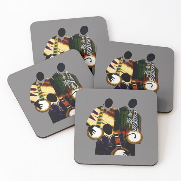 Item preview, Brilliant Tribal rummers, African Heritage, Ethnic artwork designed and sold by Right-UR.