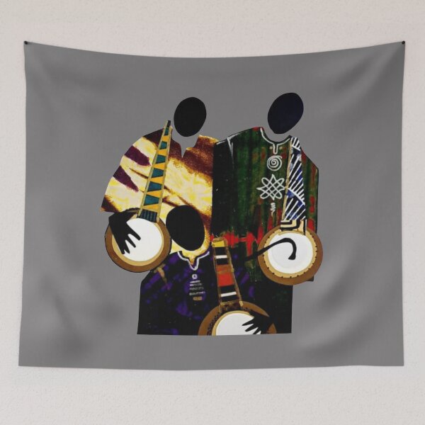 Item preview, Brilliant Tribal rummers, African Heritage, Ethnic artwork designed and sold by Right-UR.