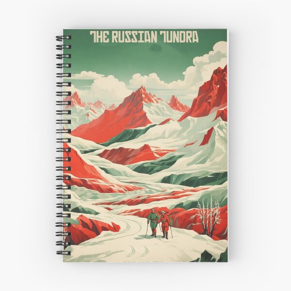 Item preview, The Russian Tundra Russia Vintage Poster Tourism  designed and sold by TravelersGems.