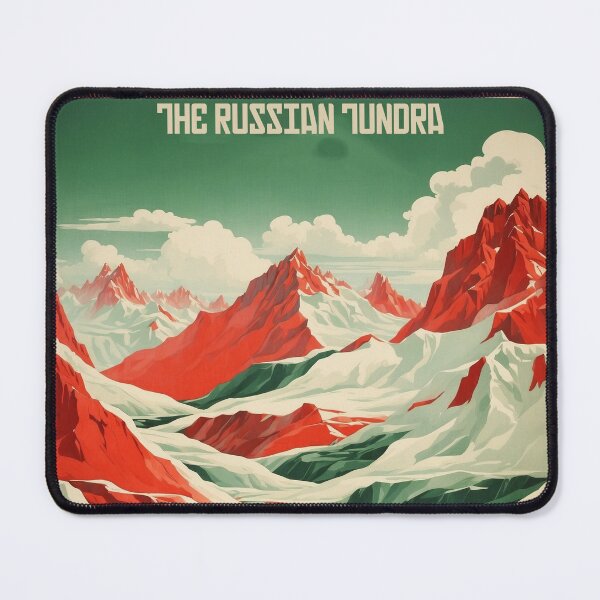 Item preview, The Russian Tundra Russia Vintage Poster Tourism  designed and sold by TravelersGems.