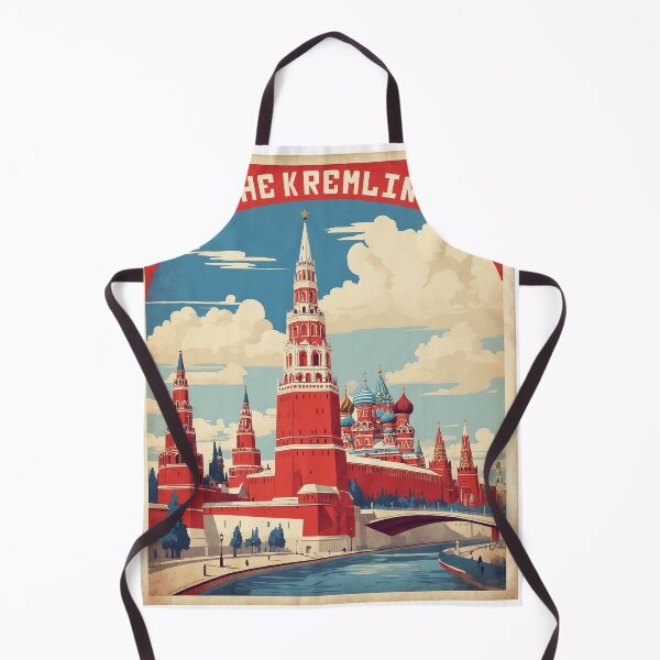 Aperçu de l'œuvre Le Kremlin Russie Vintage Poster Tourisme créée et vendue par TravelersGems.