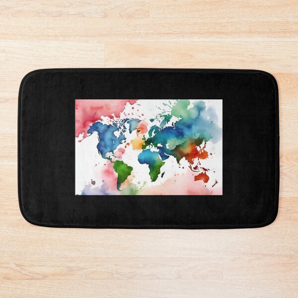 Item preview, Watercolor Continent designed and sold by DESIGNbyDIEGO.