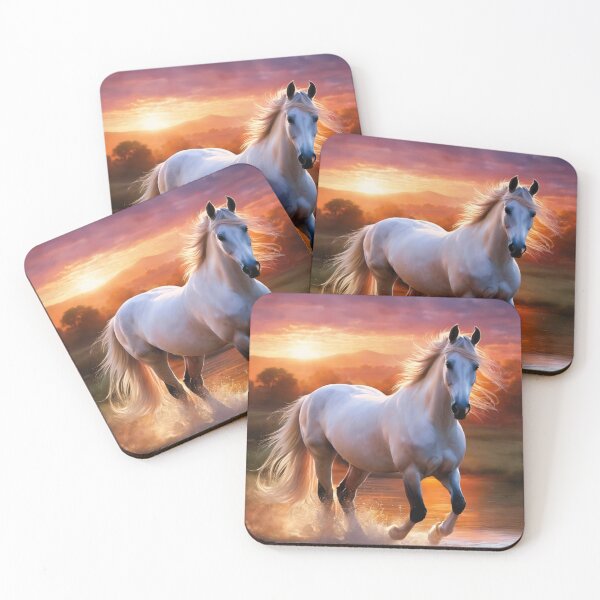 Item preview, Horse running at sunset designed and sold by ArystDesign.