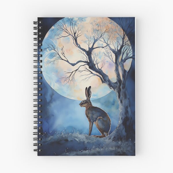 Item preview, Moon Gazing Hare designed and sold by CosmicAnomaly.