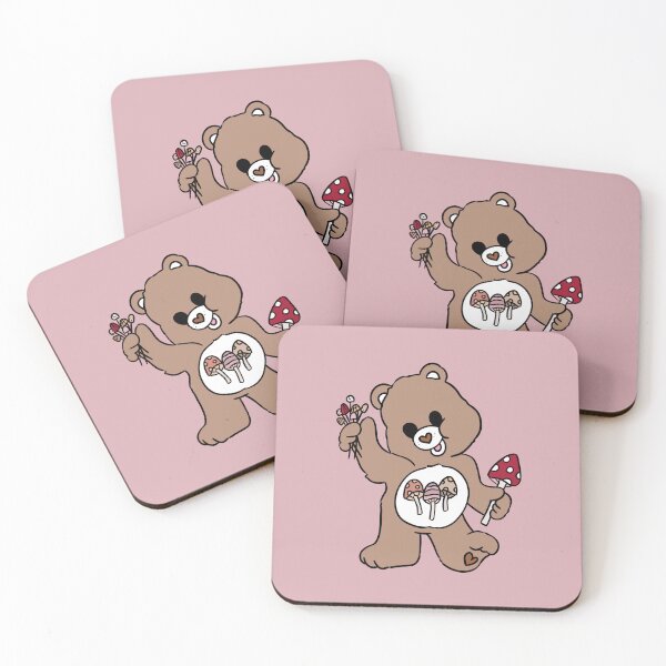 Item preview, Mushroom Witchy Care Bear designed and sold by familiarsadie.