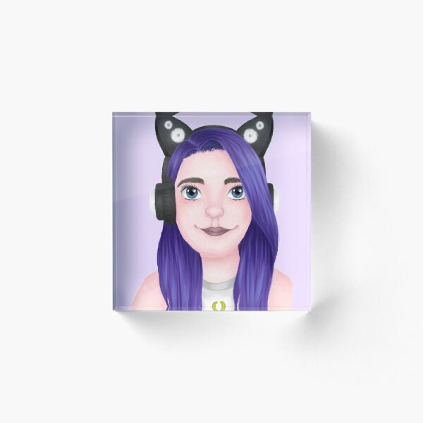 Ldshadowlady Acrylic Blocks Redbubble - ldshadowlady roblox murderer mystery 2 with joel