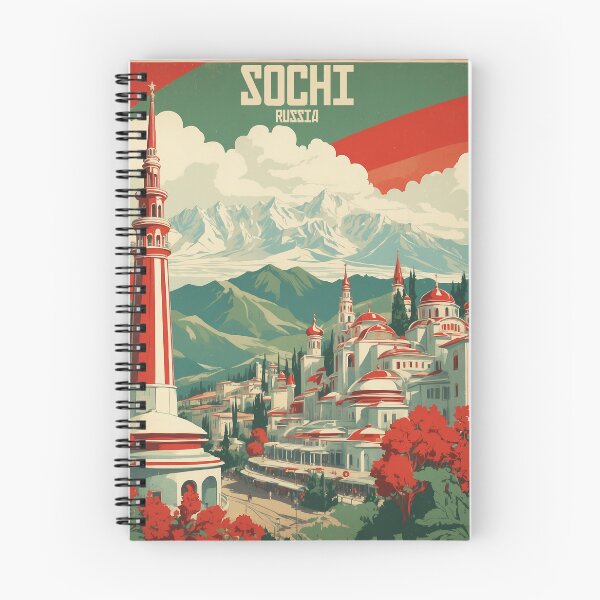 Item preview, Sochi Russia Vintage Poster Tourism  designed and sold by TravelersGems.