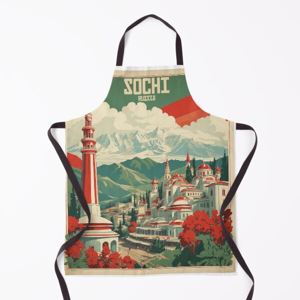 Item preview, Sochi Russia Vintage Poster Tourism  designed and sold by TravelersGems.