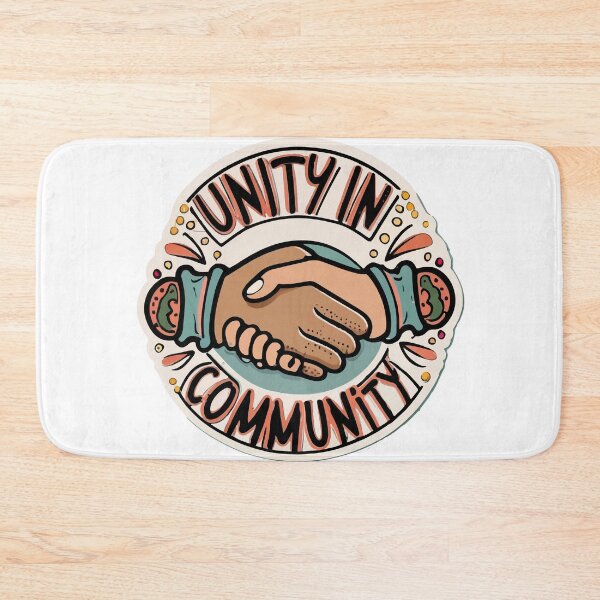 Item preview, Unity in Community Handshake Folk Art Design designed and sold by NiftyWrx.