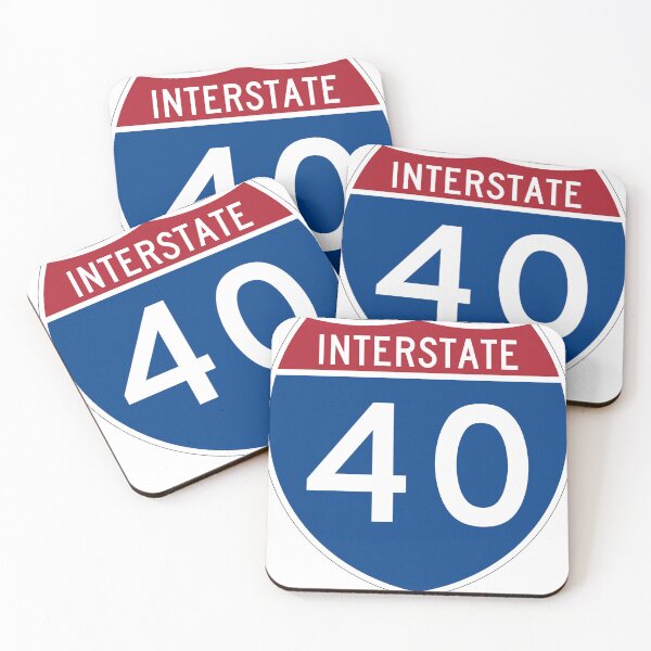 Item preview, Interstate 40 Highway Sign designed and sold by trqffic.