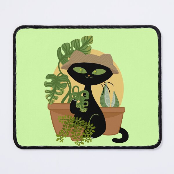 Item preview, Planter Cat - Black Cat Design (TPS) designed and sold by TrashPandaShop.