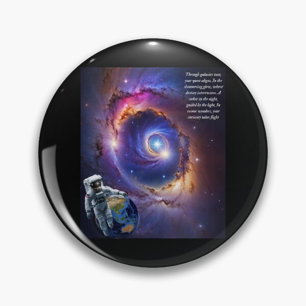 Item preview, Through Galaxies Vast, Your Quest Aligns designed and sold by Quanta  4d.