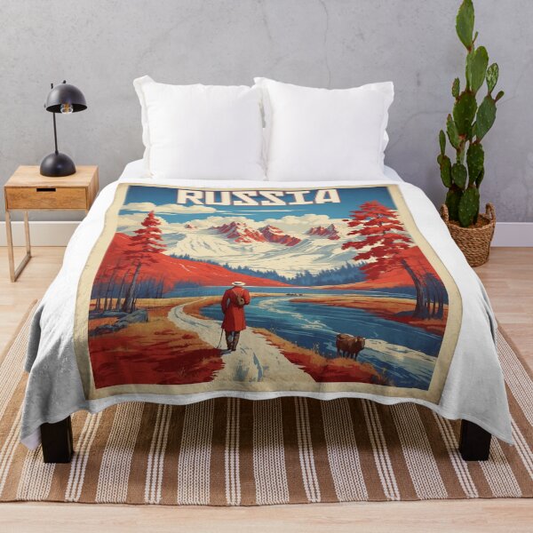 Item preview, Rusia Vintage Poster Turismo 10 designed and sold by TravelersGems.