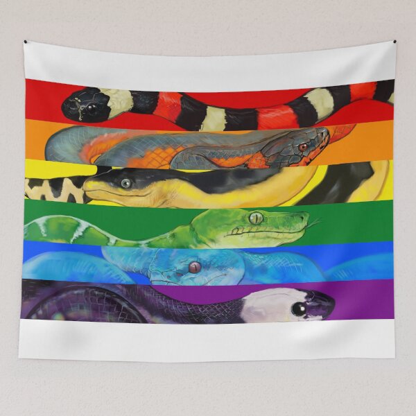 Item preview, Pride Flag: Snakes designed and sold by Haliaeetus.