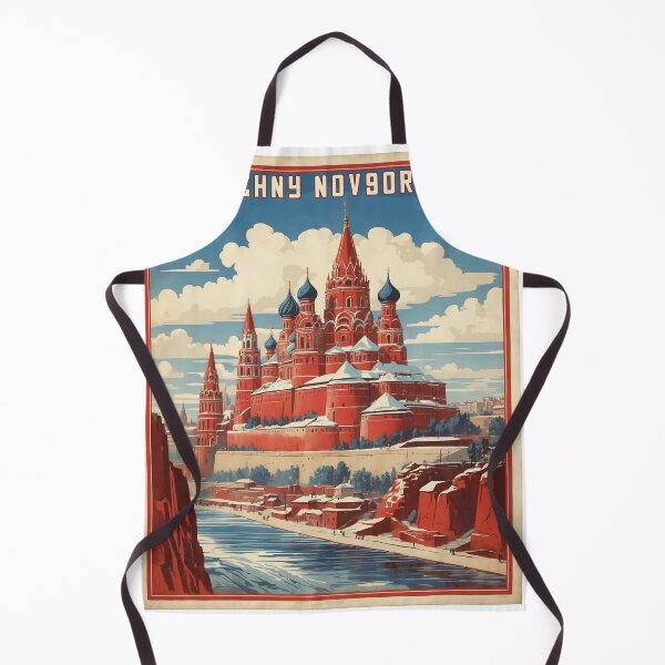 Item preview, Nizhny Novgorod Russia Vintage Poster Tourism  designed and sold by TravelersGems.