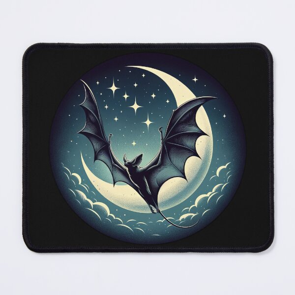 Item preview, Moonlight Sonata: The Elegant Flight of a Nocturnal Bat designed and sold by artwaves.
