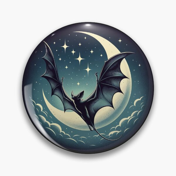 Item preview, Moonlight Sonata: The Elegant Flight of a Nocturnal Bat designed and sold by artwaves.